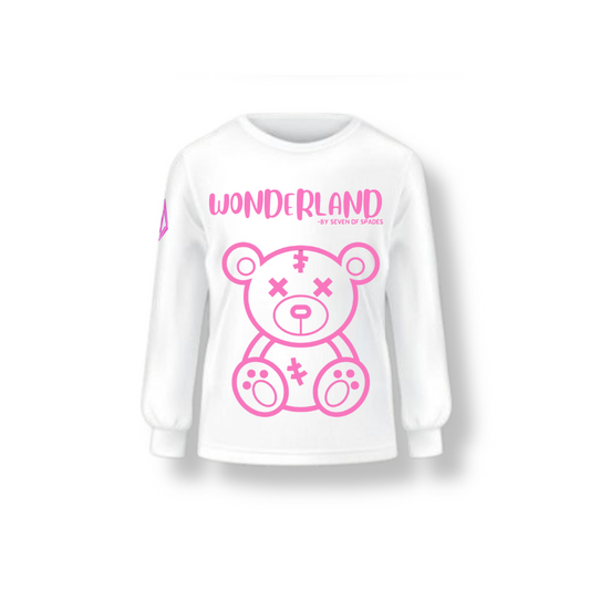 WONDERLAND SWEATSHIRT WHITE (unisex)